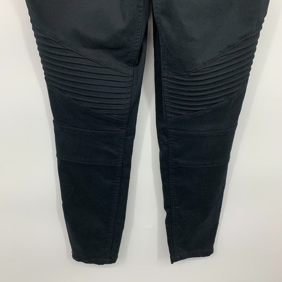 Isabel Maternity Ingrid & Isabel Jeggings Crossover Panel Black Skinny - Picture 4 of 9